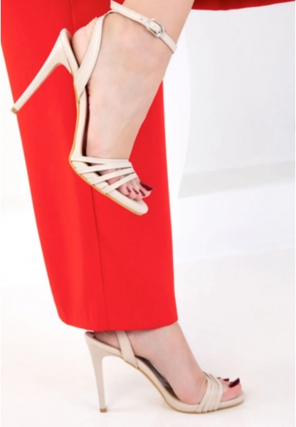 Coze Nude Topuklu Ayakkabı