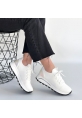 Feort Beyaz Triko Bağcıklı Spor Ayakkabı