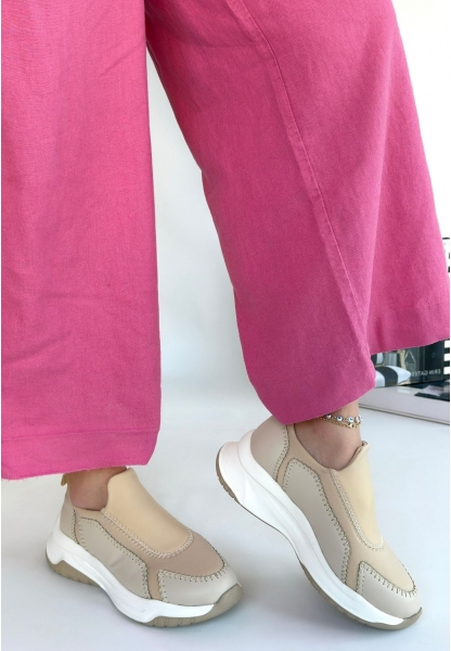 Kendy Bej Cilt Spor Ayakkabı