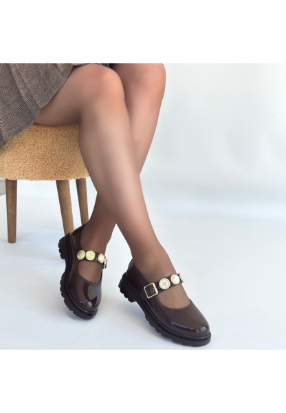 Okira Kahverengi Rugan Oxford Ayakkabı