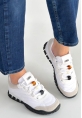 Tues Beyaz Nubuk Bağcıklı Spor Ayakkabı