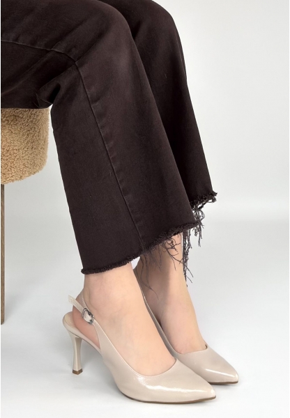 Uster Bej Rugan Topuklu Ayakkabı